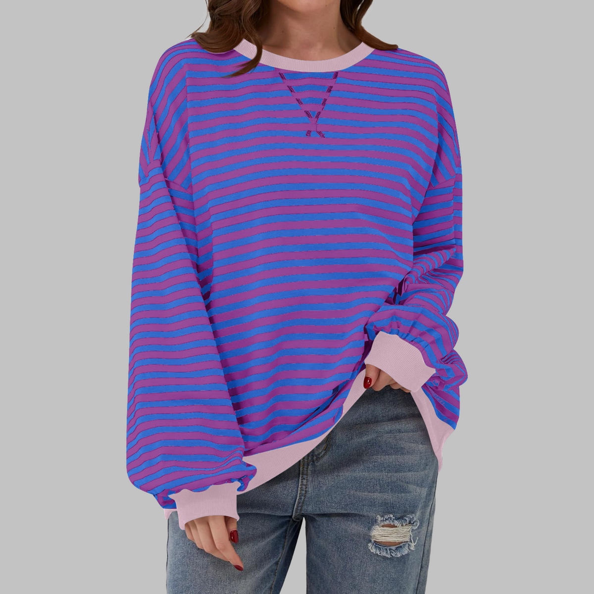 Claudia | Sudadera Rayas Ligera