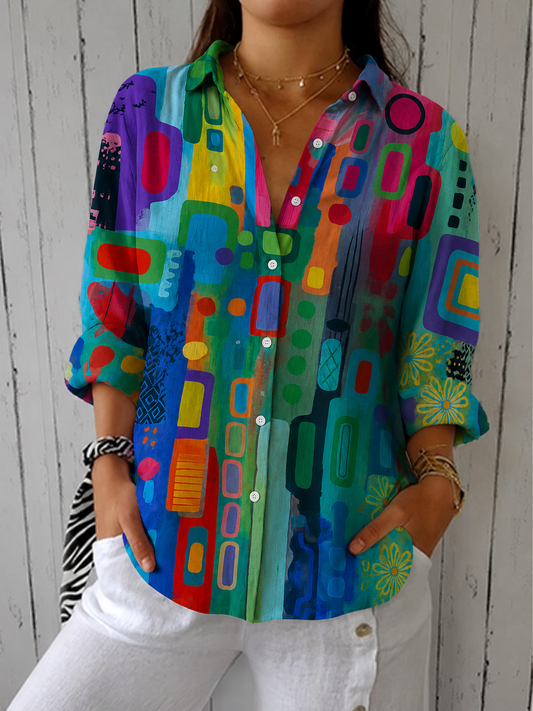 Carmen | Blusa Artística con Botones