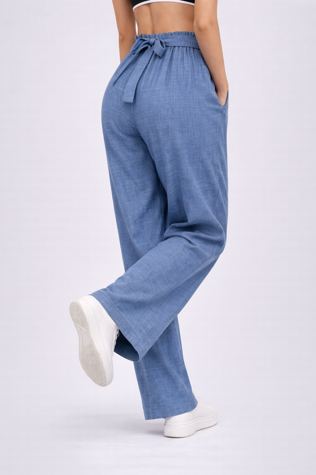 Carolina | Pantalones de pierna ancha con cintura ajustable