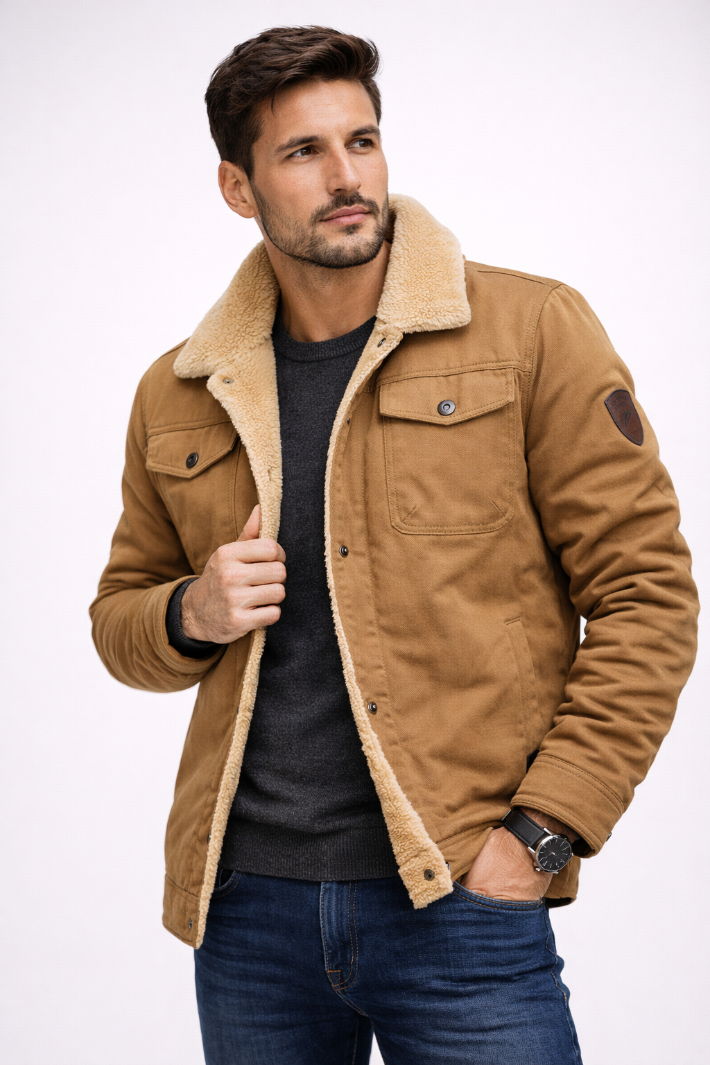 SION | Bomber Impermeable con Forro Polar
