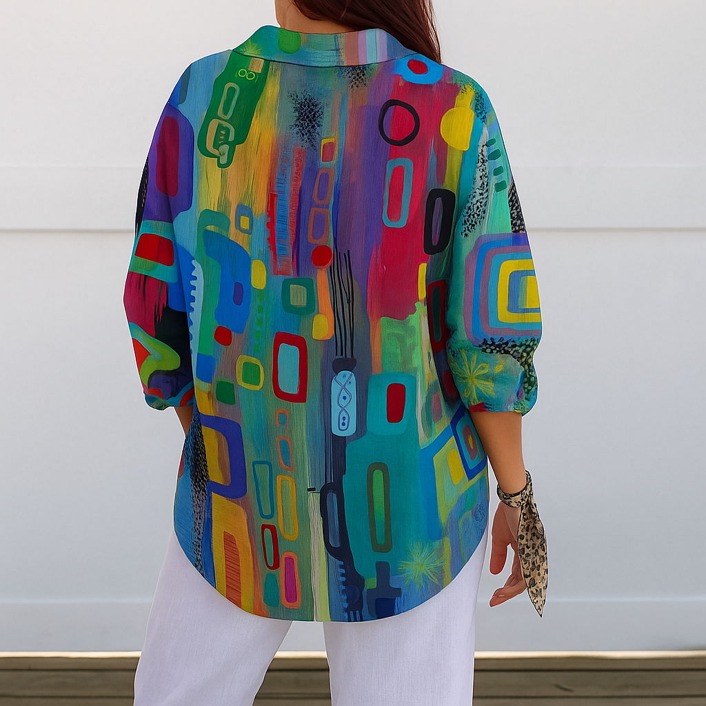 Carmen | Blusa Artística con Botones