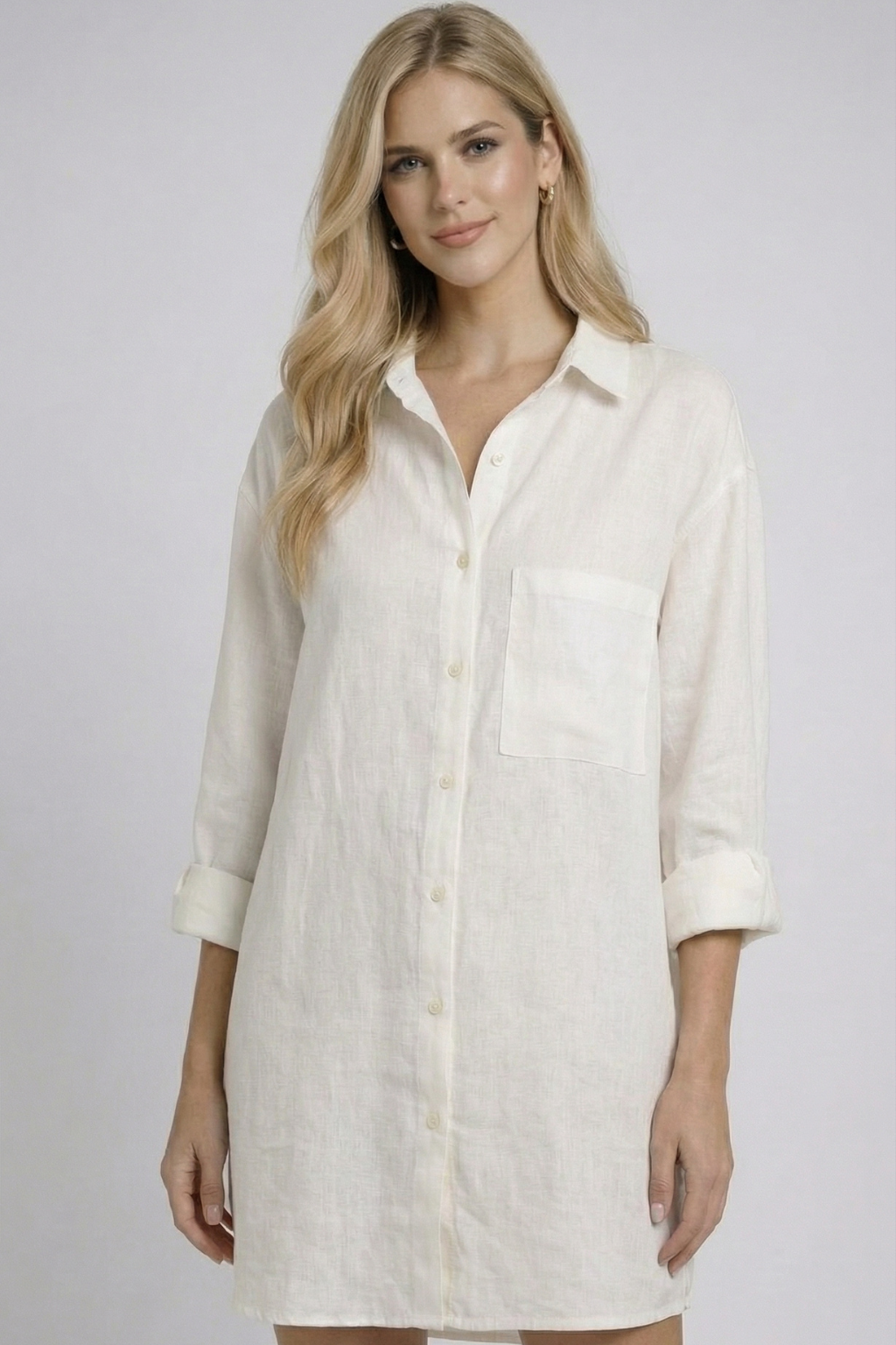 Alina | Shirt Dress de verano - Coconut