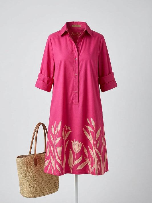 Mariana | Vestido Midi Fluido
