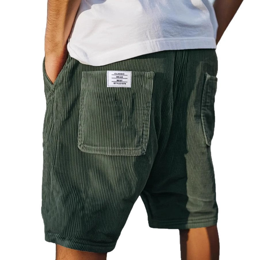 Victor | Pantalón Corto Elegante de Pana