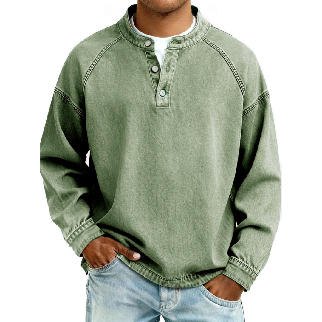 Diego | Camisa Henley vintage