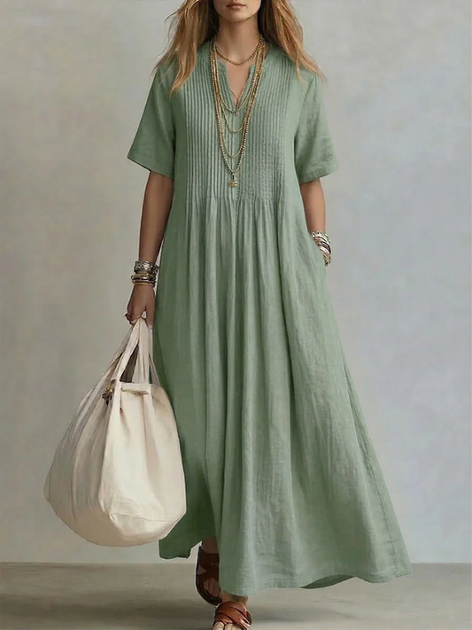 Rosario | Vestido Plisado Elegante
