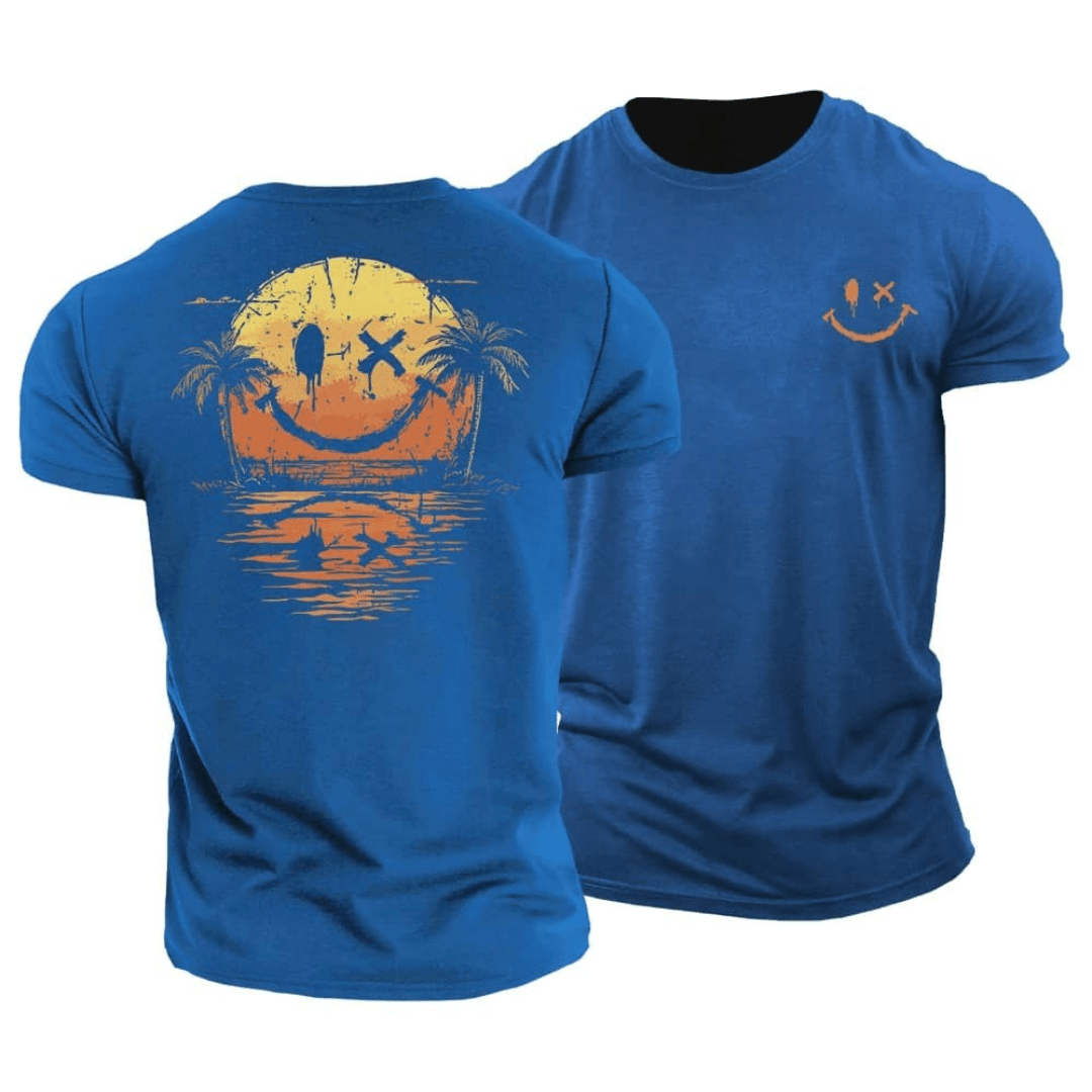 Juan | Camiseta Smiley Tropical
