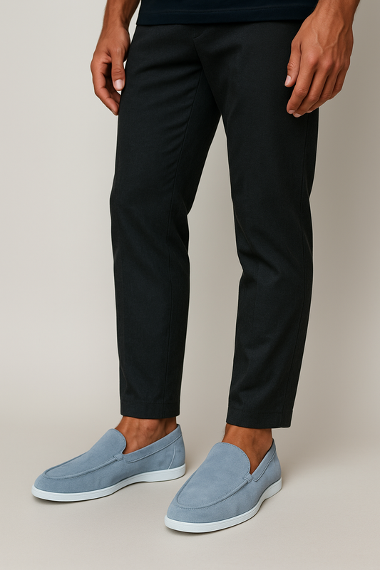Agustín | Mocasín Elegante de Ante Hombre