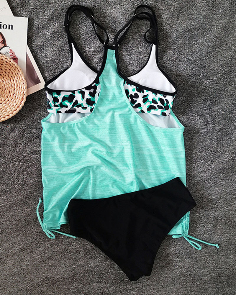 Valentina - Tankini leopardo refinado