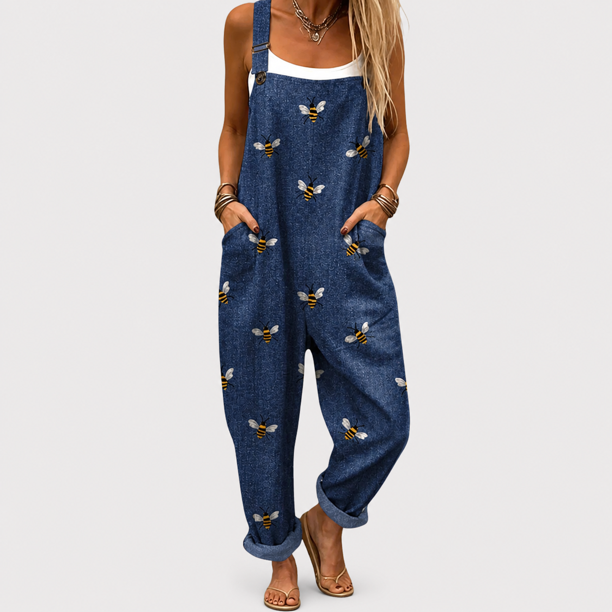 Cristina | Peto Denim con Flores