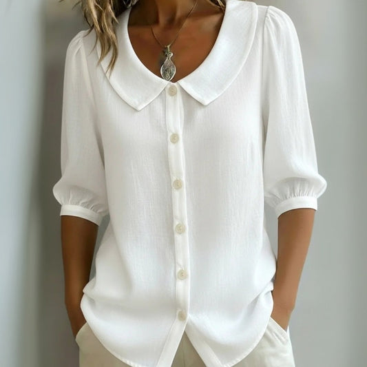 Anita | Blusa informal de color liso