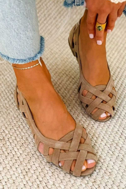 Rosario | Sandalias Planas Trenzadas