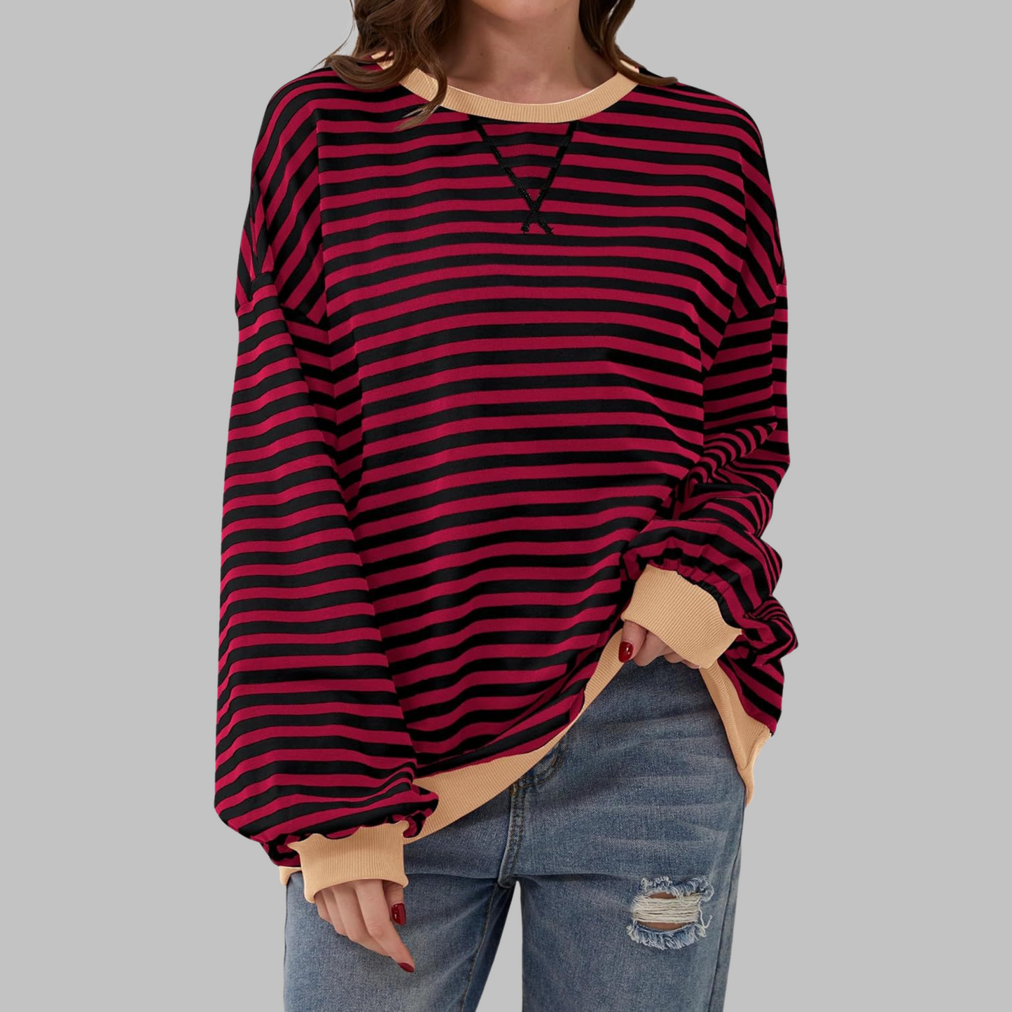 Claudia | Sudadera Rayas Ligera