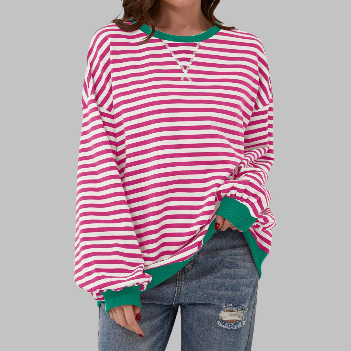 Claudia | Sudadera Rayas Ligera