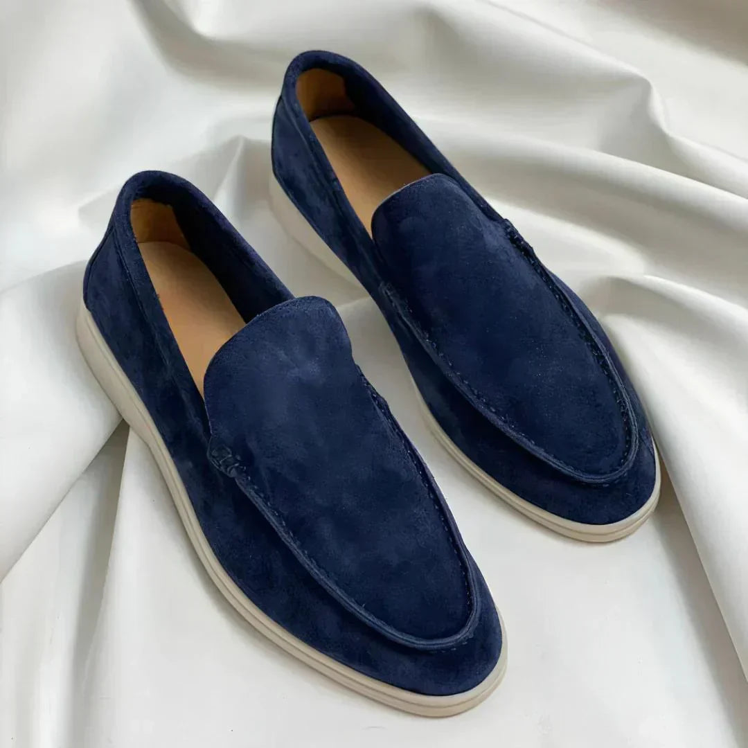 Agustín | Mocasín Elegante de Ante Hombre
