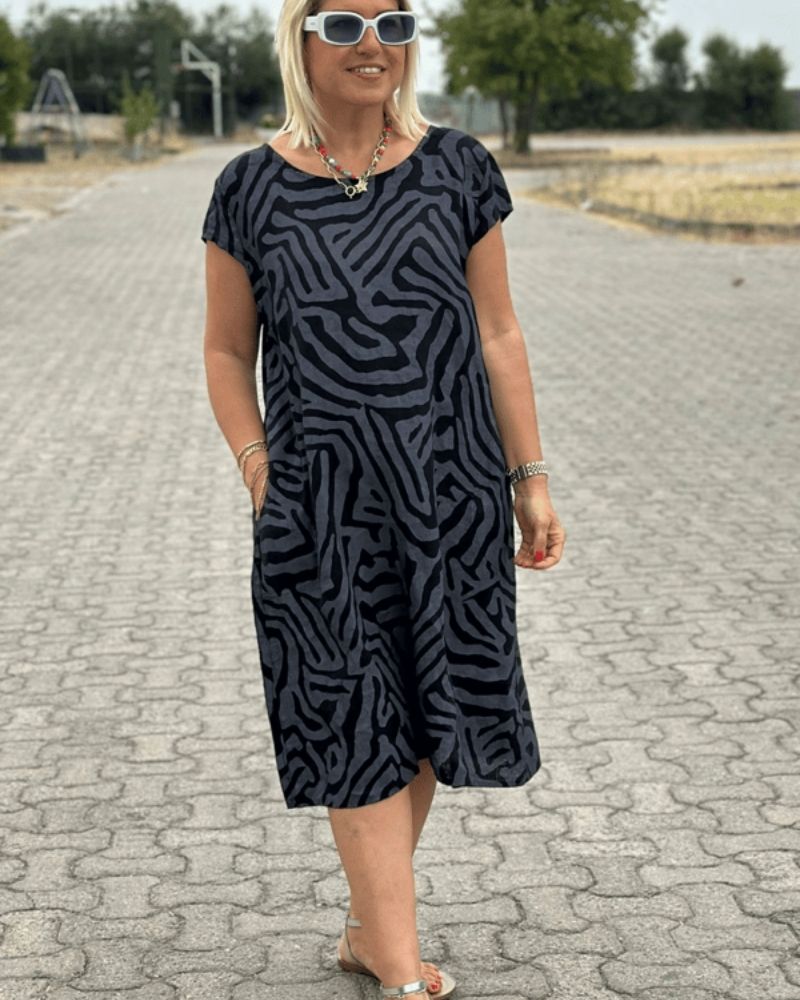 Lola | Vestido de verano con cuello redondo