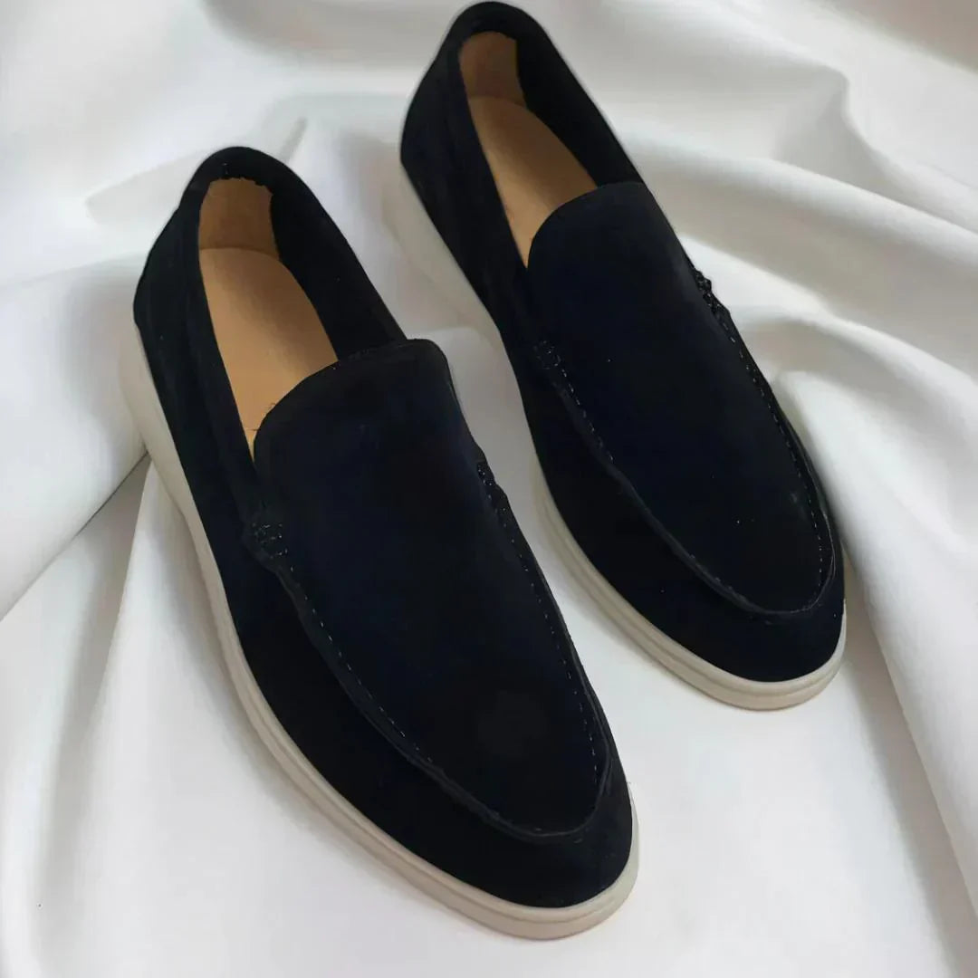 Agustín | Mocasín Elegante de Ante Hombre