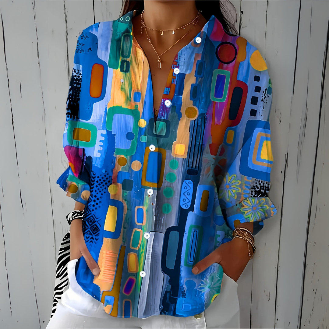 Carmen | Blusa Artística con Botones