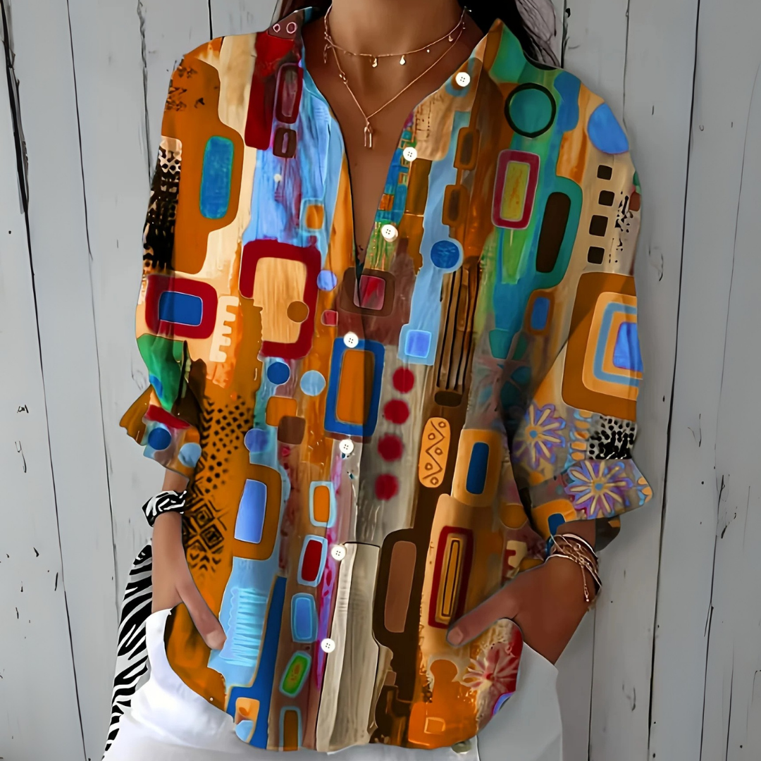 Carmen | Blusa Artística con Botones