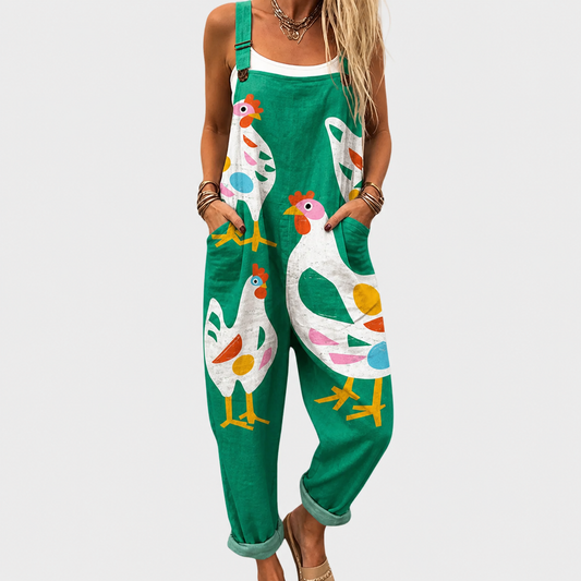 Matilde | Peto con Estampado de Laguna Verde