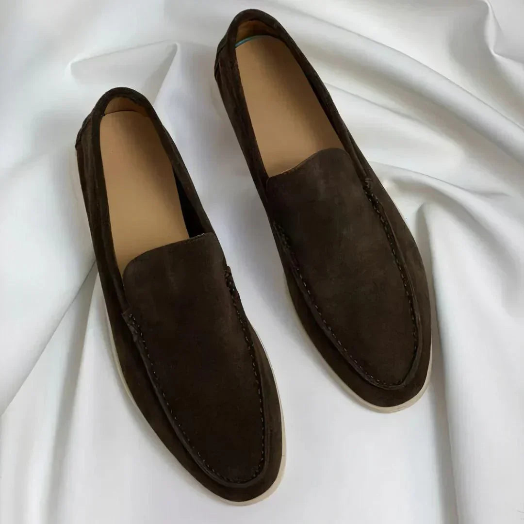 Agustín | Mocasín Elegante de Ante Hombre