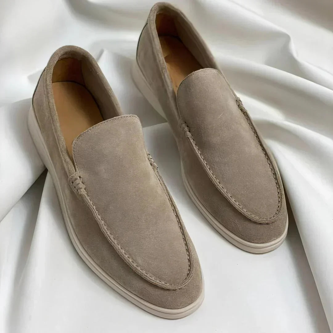 Agustín | Mocasín Elegante de Ante Hombre