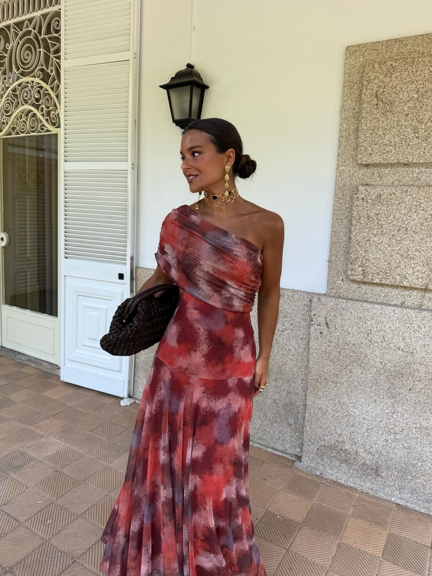 Sevilla | Maxi Dress Estampado Rojo