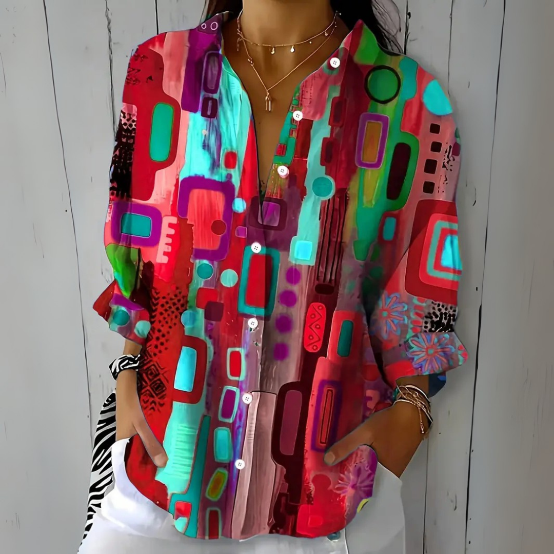Carmen | Blusa Artística con Botones