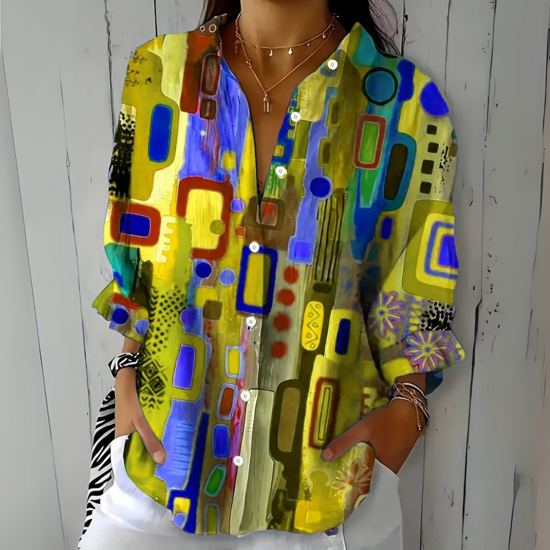 Carmen | Blusa Artística con Botones