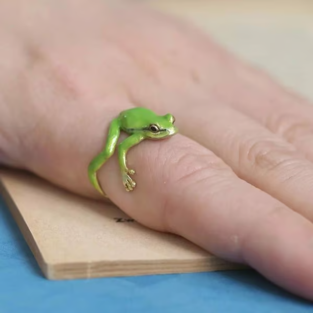 CONJUNTO DE JOYERÍA GREEN FROG