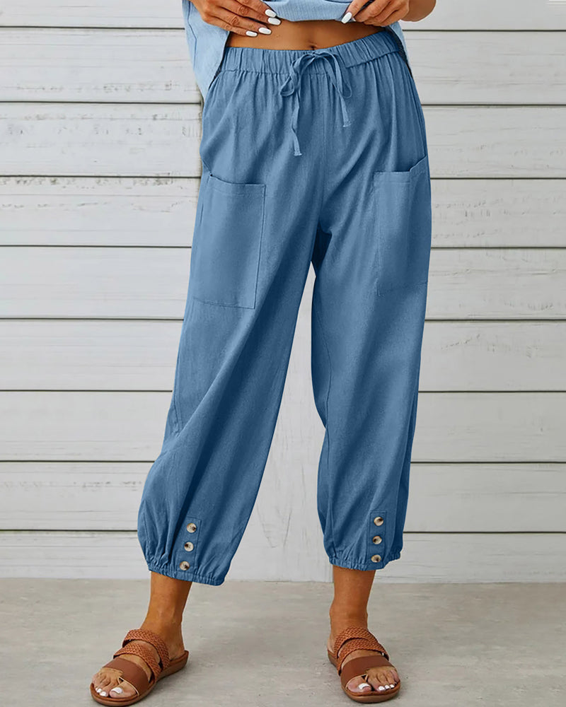 Aitana | Pantalón Recto Casual