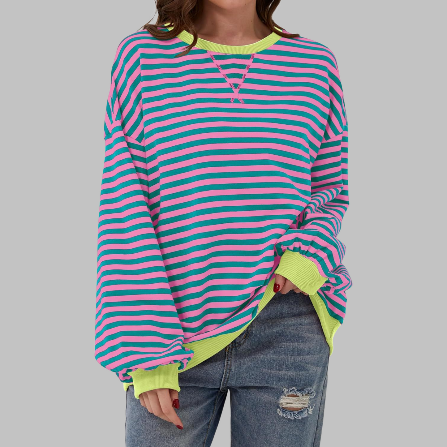 Claudia | Sudadera Rayas Ligera