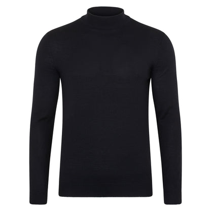 Andrés | Jersey de lana merino extrafina con cuello mock para hombre
