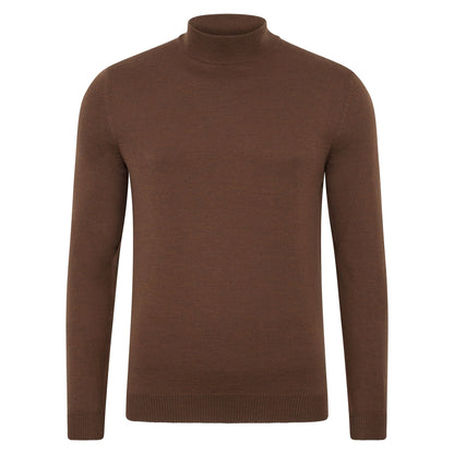 Andrés | Jersey de lana merino extrafina con cuello mock para hombre