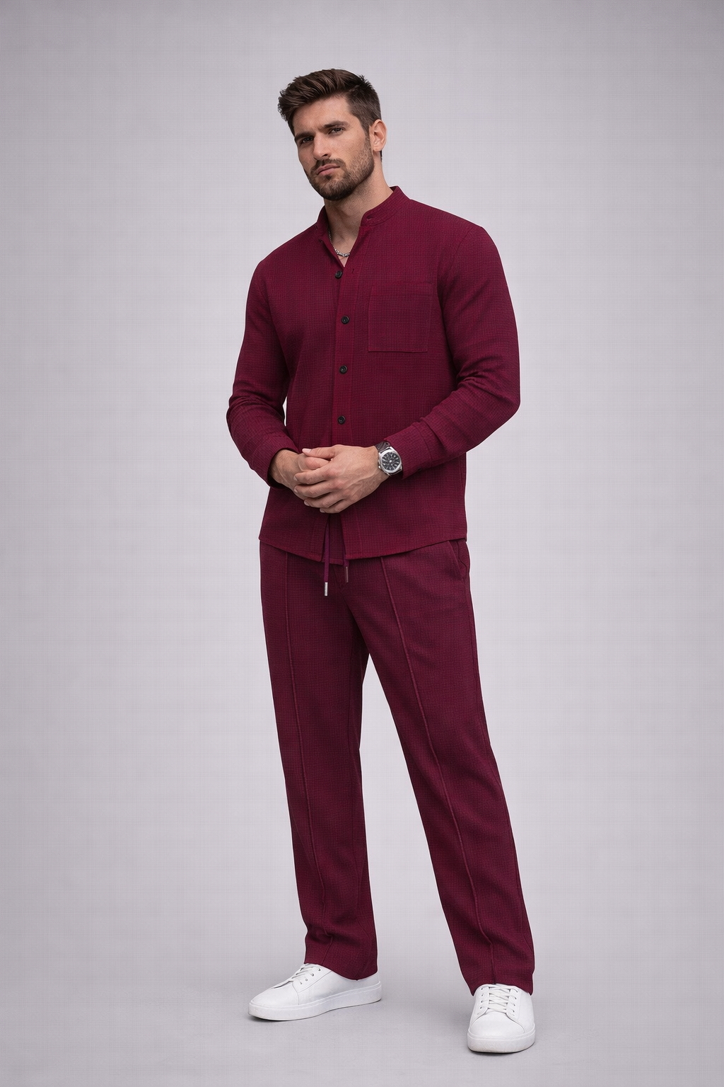Héctor | Conjunto Waffle de 2 piezas para hombre