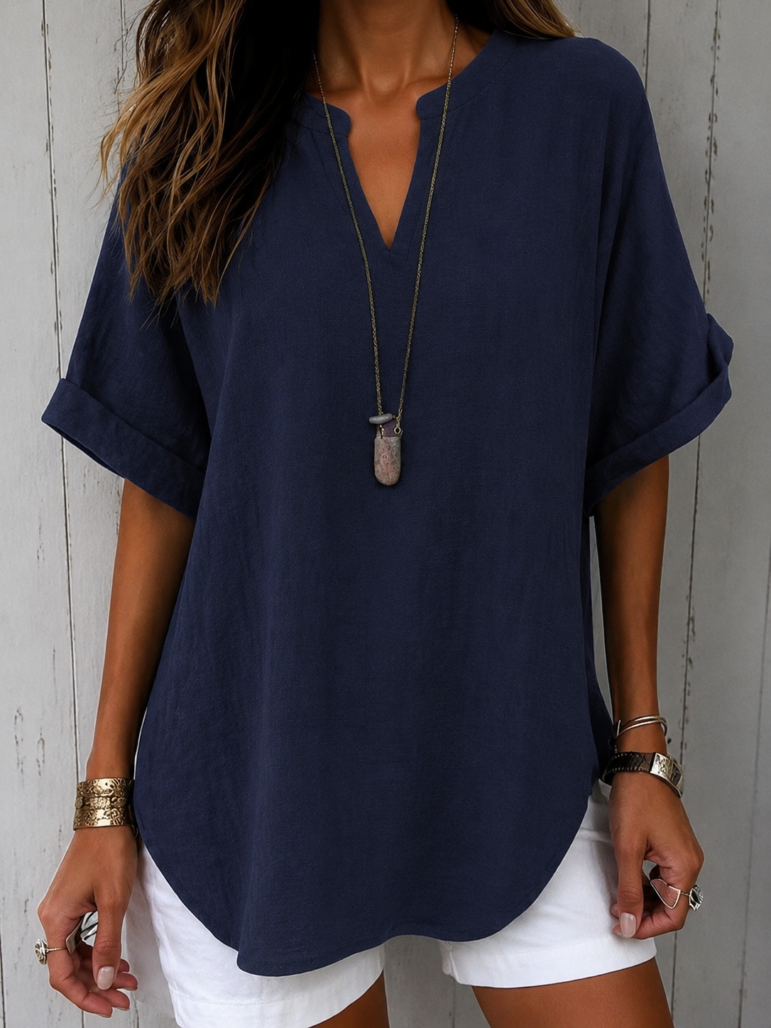 Gloria | Blusa Casual Manga Corta