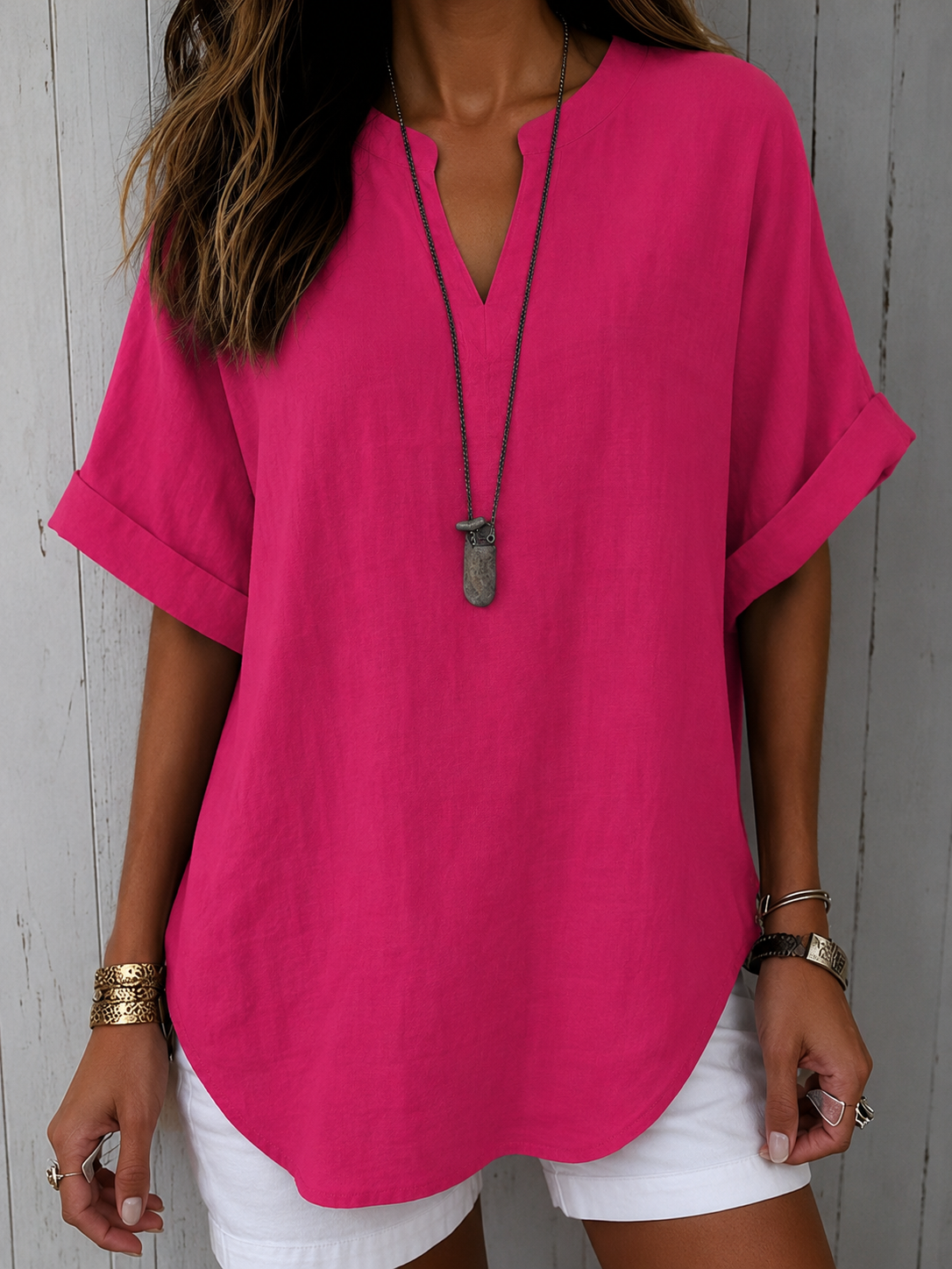 Gloria | Blusa Casual Manga Corta