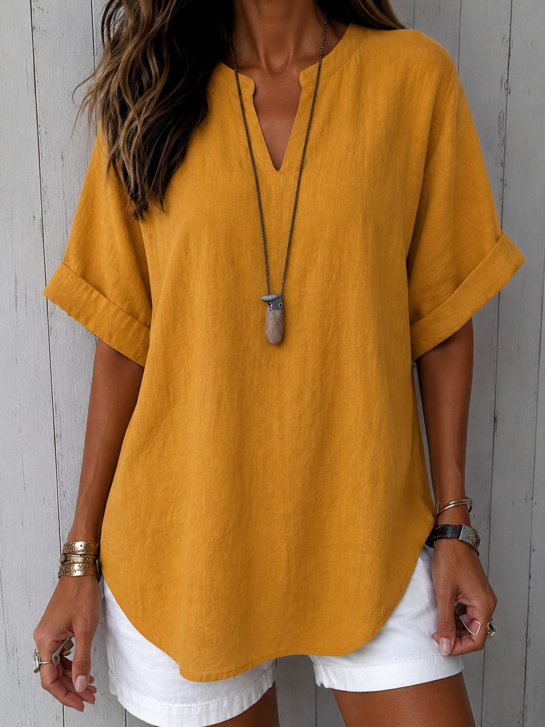 Gloria | Blusa Casual Manga Corta