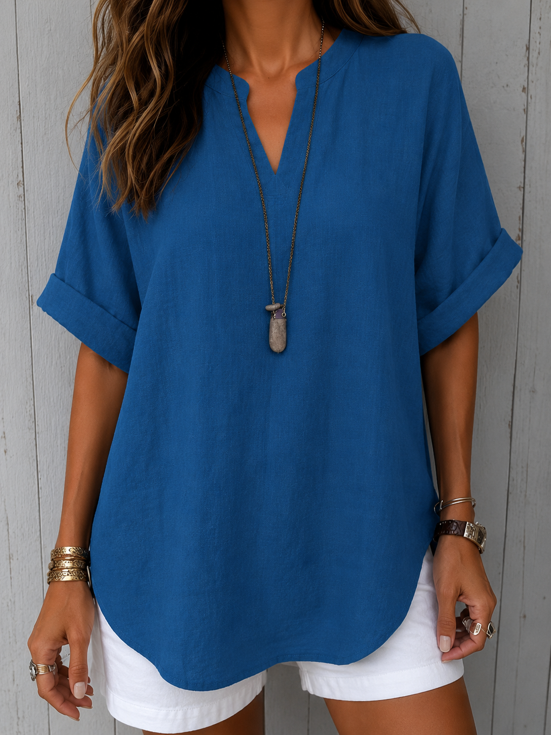 Gloria | Blusa Casual Manga Corta