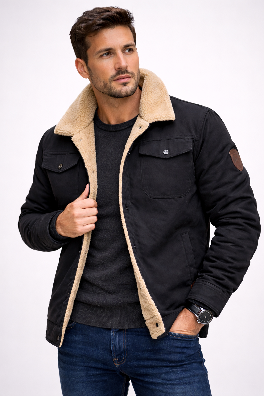 SION | Bomber Impermeable con Forro Polar