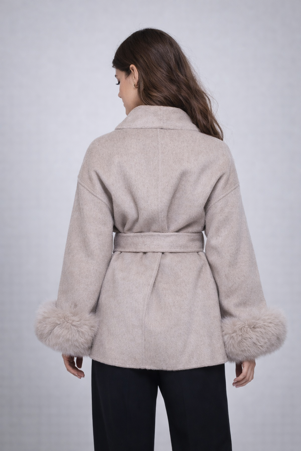 Yanira | Abrigo Cárdigan elegante de lana Tossy