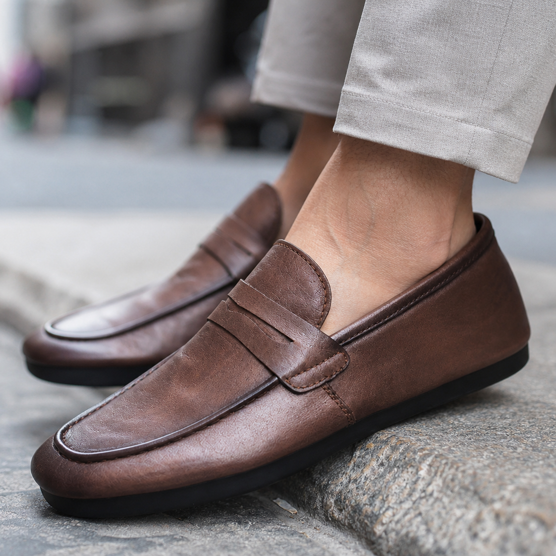 Rafael | Mocasín de Piel Hombre