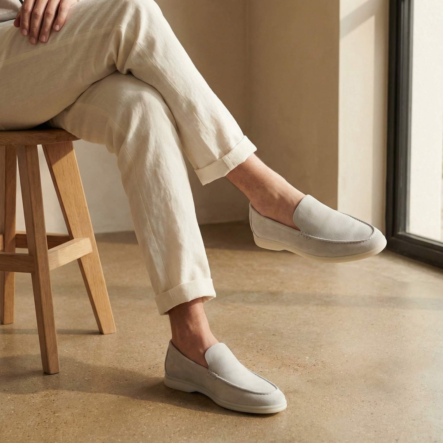Fernando | Mocasín de Ante Hombre