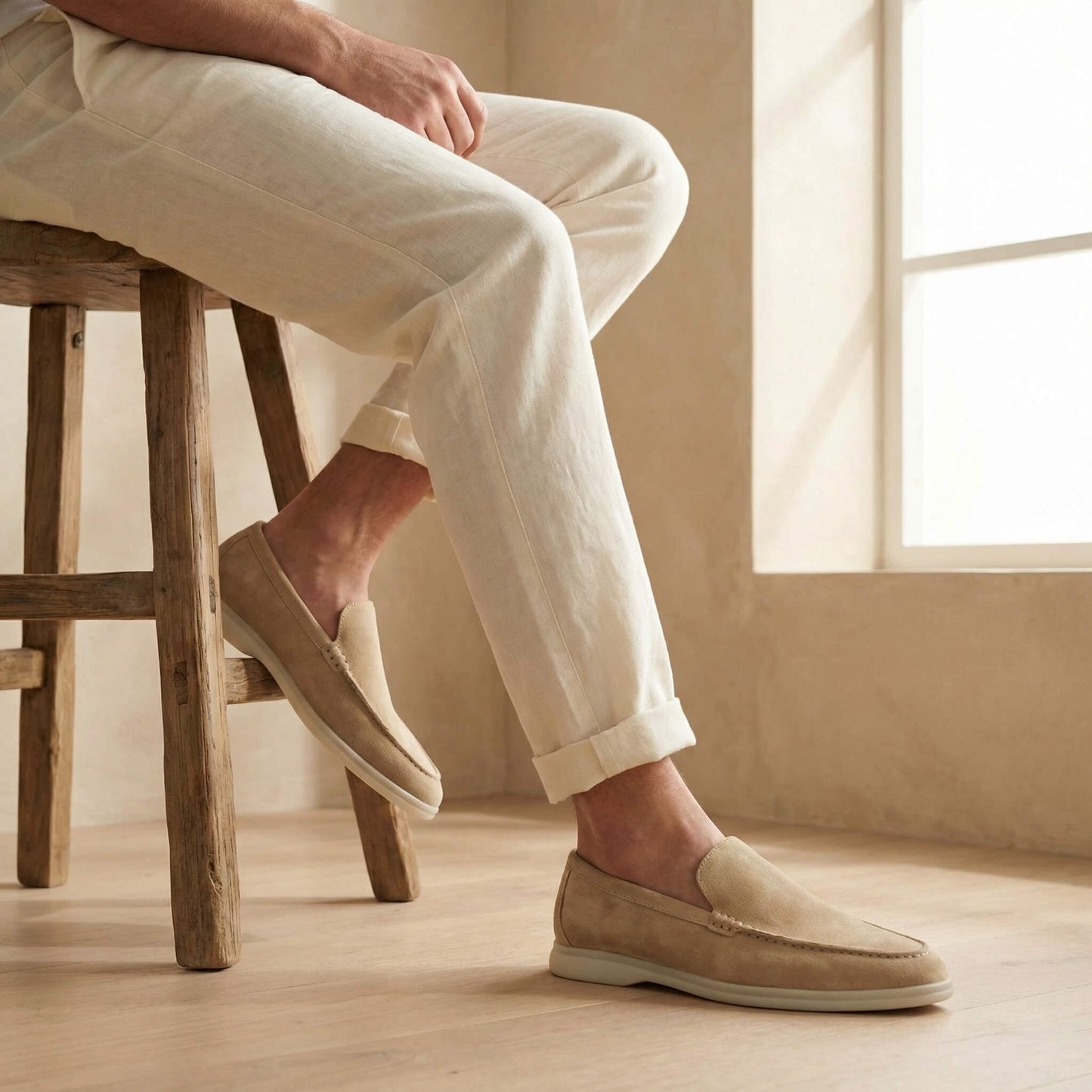 Fernando | Mocasín de Ante Hombre