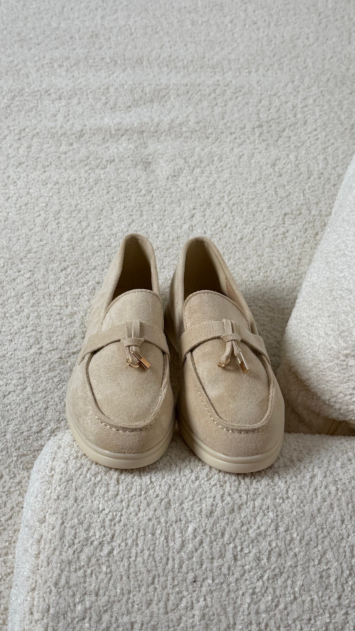 Chloe | Mocasines Loafers Beige