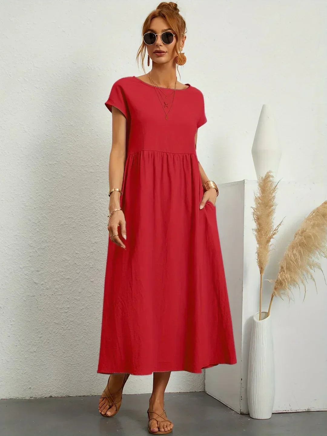 Gabriela | Vestido midi fluido atemporal