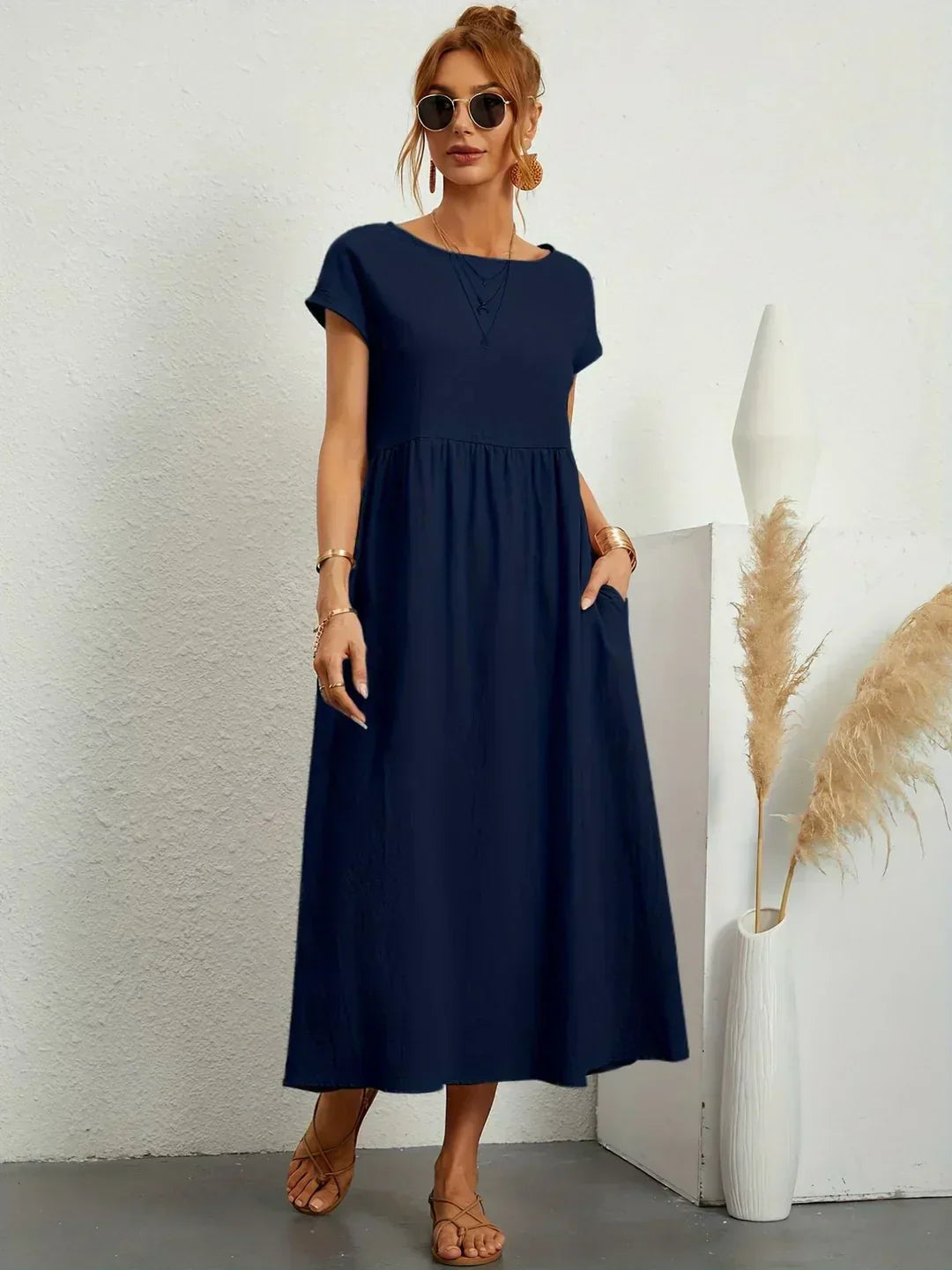 Gabriela | Vestido midi fluido atemporal