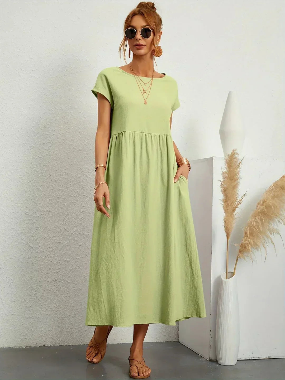 Gabriela | Vestido midi fluido atemporal