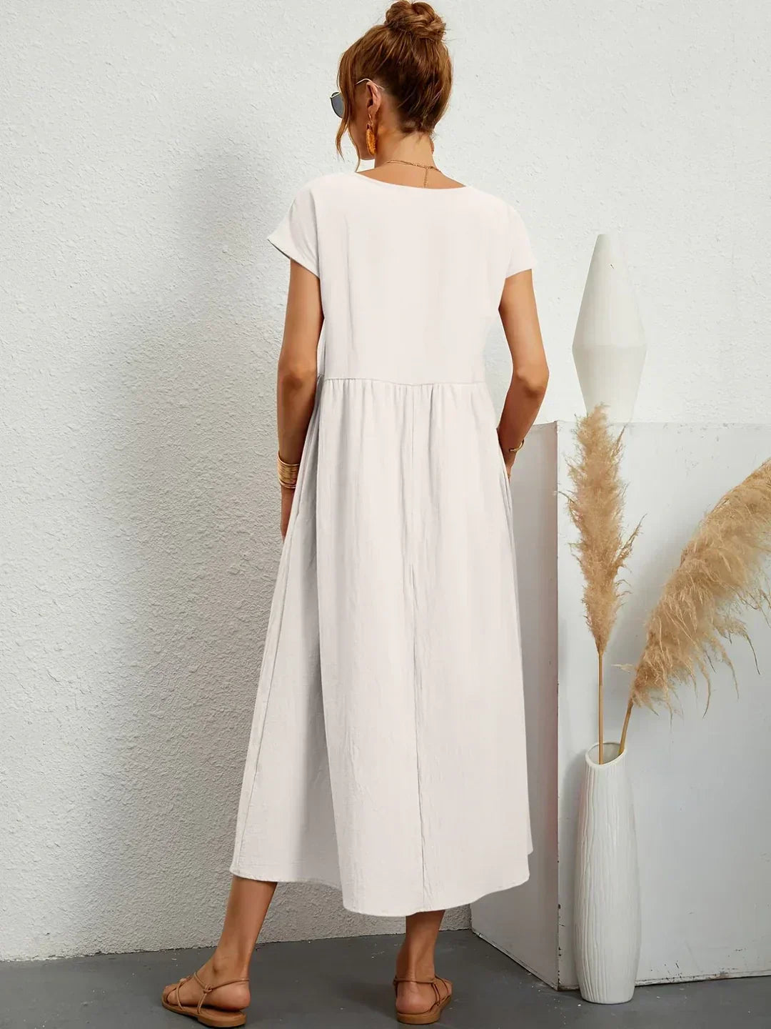Gabriela | Vestido midi fluido atemporal