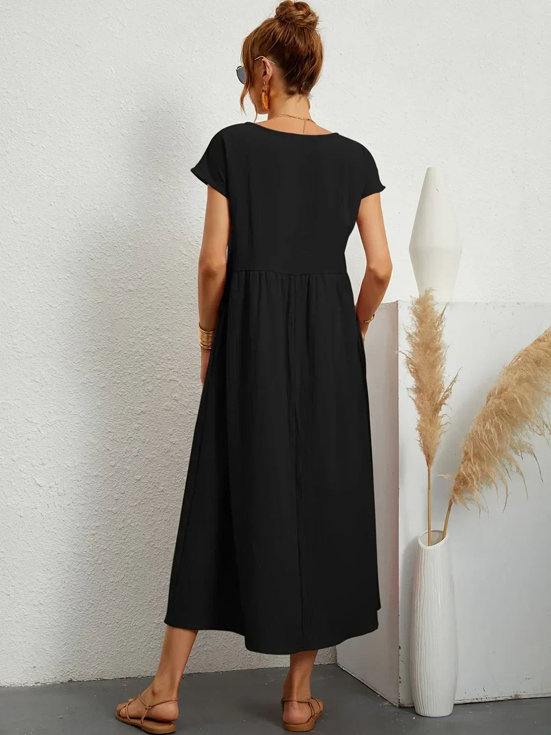 Gabriela | Vestido midi fluido atemporal